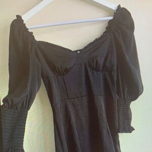 H&M Black Mini Dress